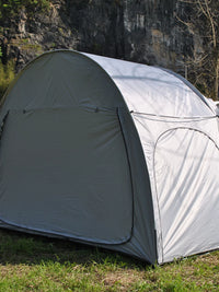 Car Tailgate Tent for Road Trips and Outdoor Camping, Silver Coated Sun Protection, Universal Fit