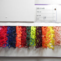 Polyester Irregular Mesh Fabric for Shoes, Bags, and Apparel - Soft Spiderweb Lace Hollow Net Material