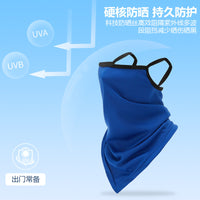 Outdoor Cycling Mesh Cooling Insect-Proof Face Mask Neck Gaiter Sun Protection Windproof