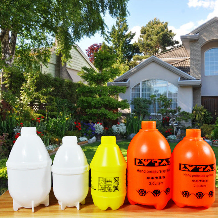 2L Pressure Sprayer Bottle with Adjustable Copper Nozzle for Garden Watering and Misting