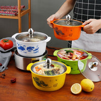 Mini Individual Hot Pot Shabu Shabu Pot for Induction Cooktop