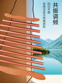 9-Tone Hand-Crank Wind Chime for Yoga & Meditation Sound Therapy
