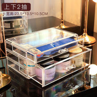 Acrylic Cosmetic Organizer with Drawers for Skincare and Lipstick