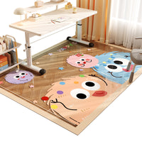 Cartoon Transparent Floor Mat Waterproof Non-Slip Washable PVC Chair Mat for Hardwood Floor Protection