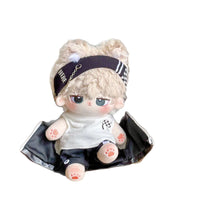 20cm Cotton Doll Clothes Set: Jacket, Hoodie, Trousers, and Headband