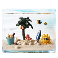 Aquarium Decoration Kit with Artificial Coral, Miniature Landscape Ornaments, and Submersible Plants