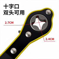 Car Jack Ratchet Wrench for Tire Change, Labor-Saving Universal Rocker Tool