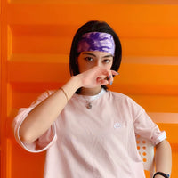 Yoga Tie-Dye Cotton Headband for Sports & Fitness - Sweat-Absorbent & Stylish