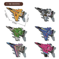 7.5cm Alloy Pull-Back Airplane Toy Model for Boys, Diecast Aviation Collectible