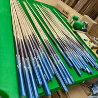 New Billiard Cue Stick Wholesale Split Small Head 10mm Cue Black Eight Nine Ball Snooker Pool Room Chinese Billiard Cue Factory