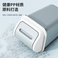Household Waste Bin with Lid for Bathroom Kitchen Living Room Bedroom, Large Capacity Sealed Swing Lid Storage Bin