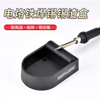 Soldering Iron Tip Cleaner with High-Temperature Bakelite Box for Solder Slag Collection