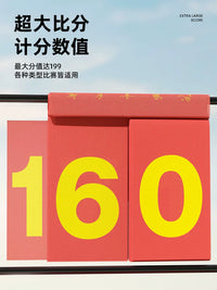 Floor-Standing Basketball Football Billiards Scoreboard Flip Scoreboard for Badminton Volleyball Score Rack