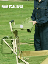 MK Outdoor Folding Camping Cart with Canopy and Accessories