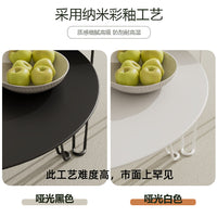 Portable Outdoor Camping Foldable Round Table Minimalist Small Coffee Table Multi-functional Bedside Desk