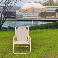Kids Outdoor Beach Chair with Umbrella, Portable Folding Chair for Seaside Photography