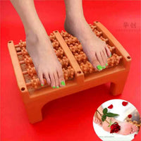 Foot Massager Roller for Acupressure and Relaxation, Wooden Foot Massage Tool