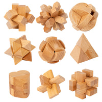 Children's Educational Luban Lock Brain Teaser Puzzle Toy Set