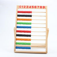 Wooden Abacus for Kids, Early Education Counting Toy, Math Learning Tool for Preschoolers