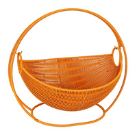 New Rattan-Style Woven Pet Swing Hammock Bed for Cats and Dogs, Hanging Basket Pet Nest