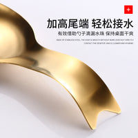 Stainless Steel Fish Tail Spoon Rest for Kitchen Utensils