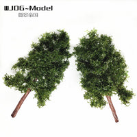 Model Wire Trees for Architectural Sand Table and DIY Micro Landscape Scenery, Green, 7-17cm