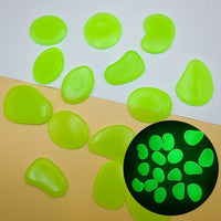 Luminous Glow-in-the-Dark Pebbles for Garden, Aquarium, and Landscaping - 3-4cm