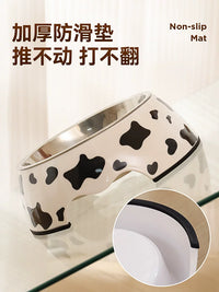 Stainless Steel Pet Food and Water Bowl for Dogs and Cats, Non-Slip Design
