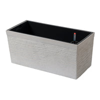 Self-Watering Wall-Mounted Planter Box for Balcony Railings, Rectangular