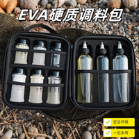 Portable Outdoor Spice Bottle Set for Camping BBQ Picnic with Storage Bag