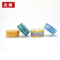 Multicolor Ombre Waxed Polyester Thread for DIY Craft and Sewing