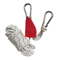 Camping Tent Guy Line with Pulley Adjuster and Reflective Rope for Outdoor Windproof Support