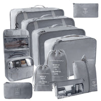 Portable Large Capacity Travel Storage Bag Set with Hanging Toiletry Bag