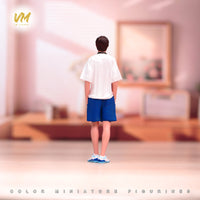 VM 1/24 1/18 Fashion Headphone Youth Miniature Scene Model with Hand-Painted Figure