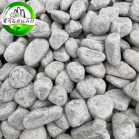 Grey Polished Pebbles for Landscaping and Paving