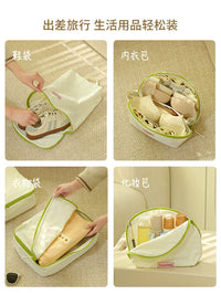 Travel Storage Bags for Underwear and Clothing, Compression Packing Cubes for Luggage Organization