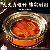 Korean Style Charcoal Grill for Home and Commercial Use, Japanese Round Barbecue Grill
