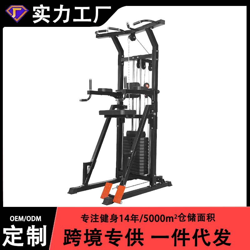Assisted Pull-Up Machine for Home Gym, Multi-Functional Training Equipment for Lumbar Traction and Dips