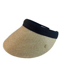 Women's Straw Sun Visor Hat UV Protection Wide Brim Outdoor Beach Cap