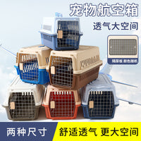Pet Carrier Airline Approved Travel Crate for Cats and Dogs