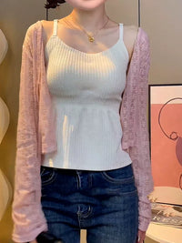 Plus Size Slimming Camisole with Built-in Bra Pad for Women