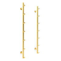 Wall-Mounted Pennant Display Rack for Office, School, Hospital, Multi-Layer Banner Holder