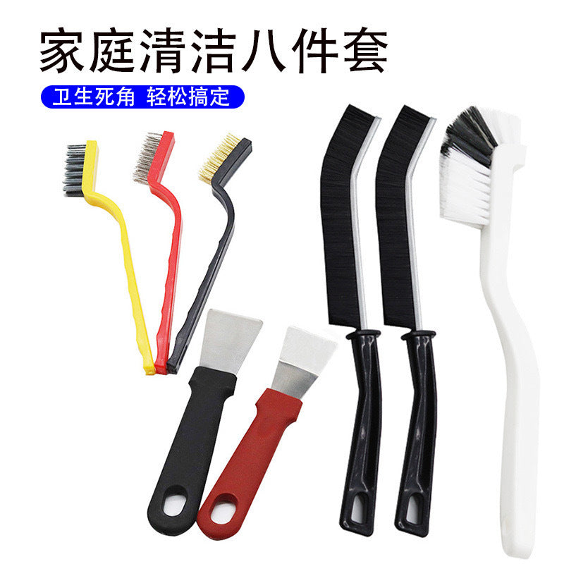 Multifunctional Crevice Cleaning Brush Set for Kitchen and Bathroom