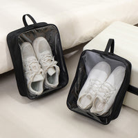 Waterproof PVC Transparent Shoe Bag Portable Travel Storage for Sports & Gym