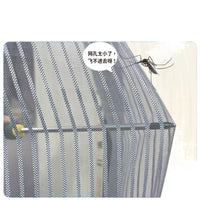 Magnetic Screen Door with Diamond Mesh for Summer, Punch-Free, Sun Protection, Encrypted, Double Door