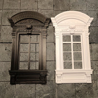 Dollhouse European Style Window Model for Dioramas and Crafts