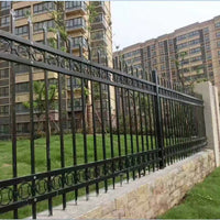 Zinc Steel Fence Panel for Outdoor Villa Garden and Factory Perimeter Security