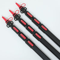 Telescopic Aluminum Tarp Poles for Outdoor Camping and Awnings, Square Tube Design
