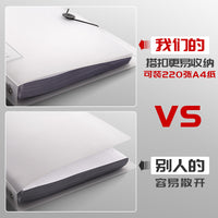 A4 4-Hole Loose Leaf Binder with Insert Pockets