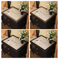 Luxury Waterproof Dustproof Bedside Table Cover Mat